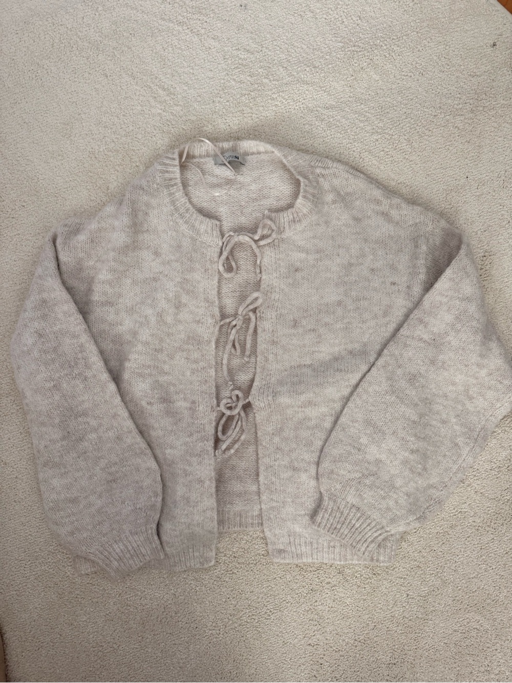 Tie Front Sweater